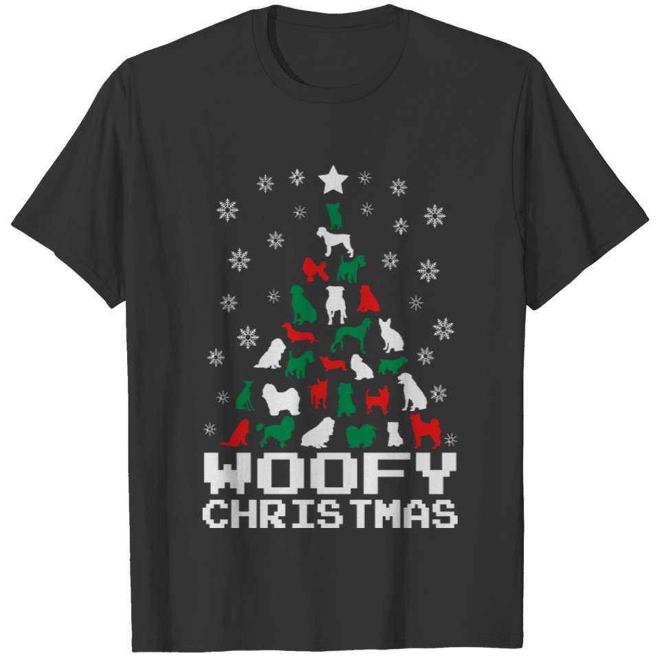 Woofy Christmas Tree T-shirt