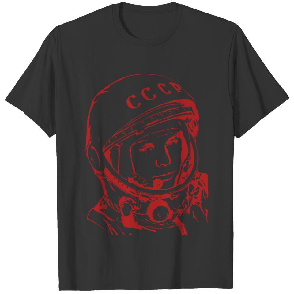 T-shirt with Gagarin's portrait. T-shirt