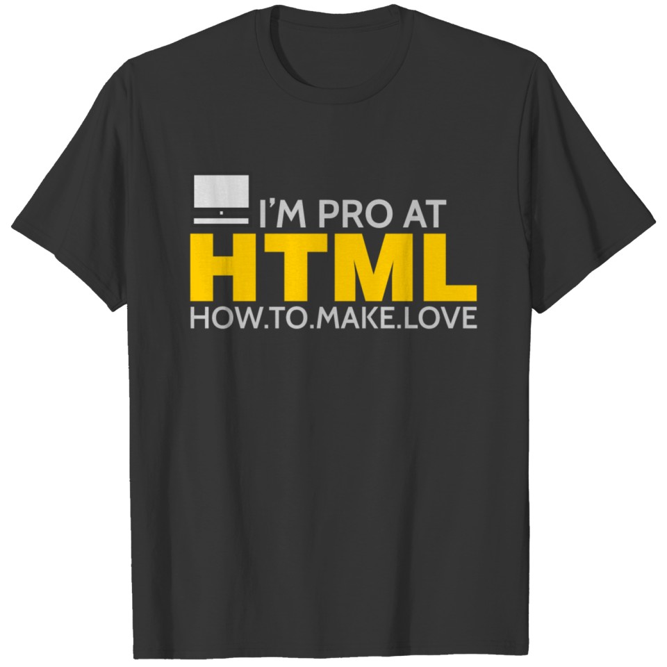 HTML Programmer T Shirts