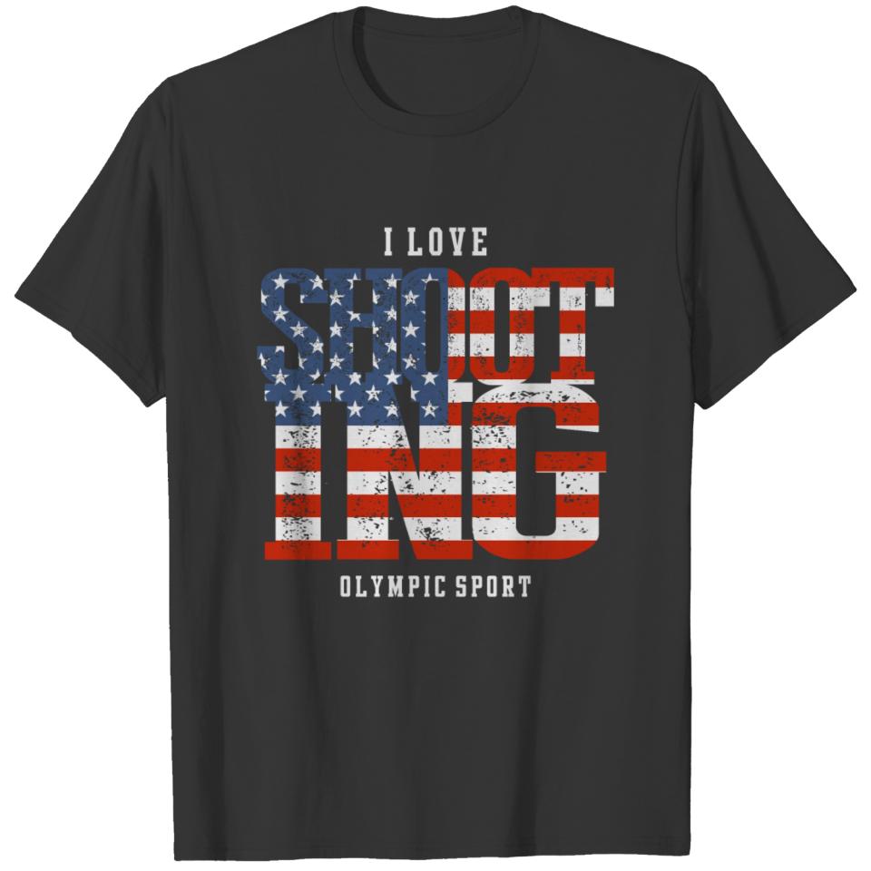 I Love Shooting USA T-shirt