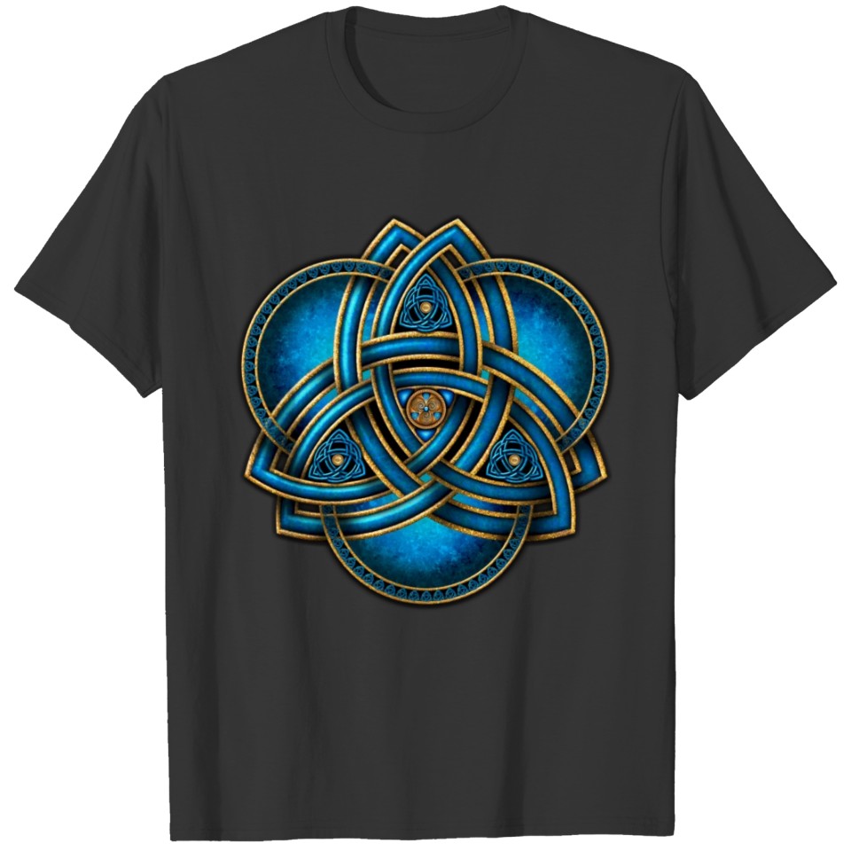 Blue Celtic Triquetra T-shirt