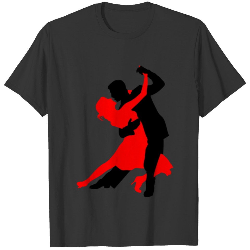 Couple dancing silhouette T-shirt