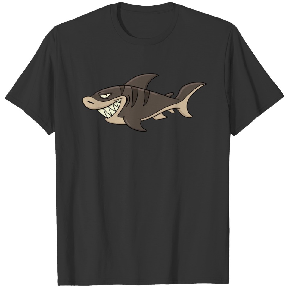 Cartoon angry fish T-shirt
