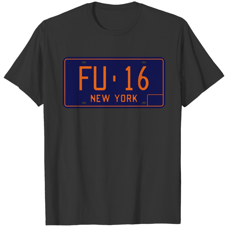 Retro 1966 Fulton County New York license plate T-shirt