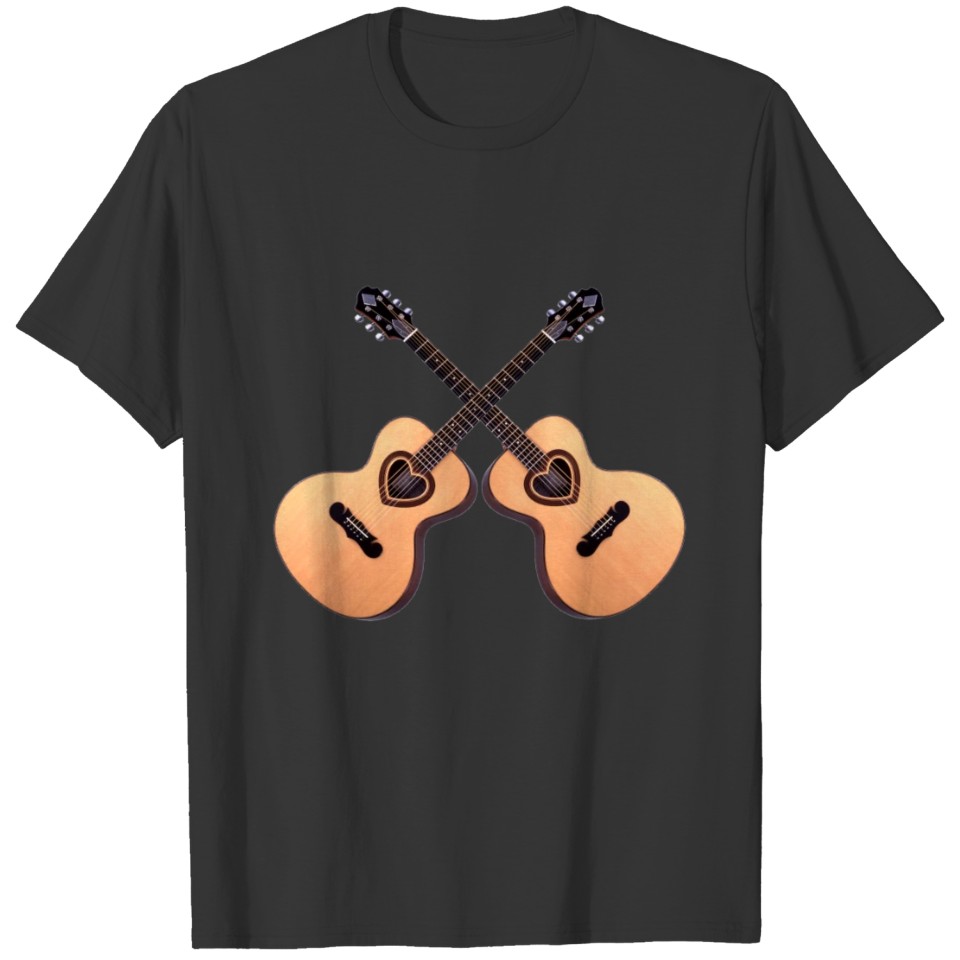 heart guitars T-shirt