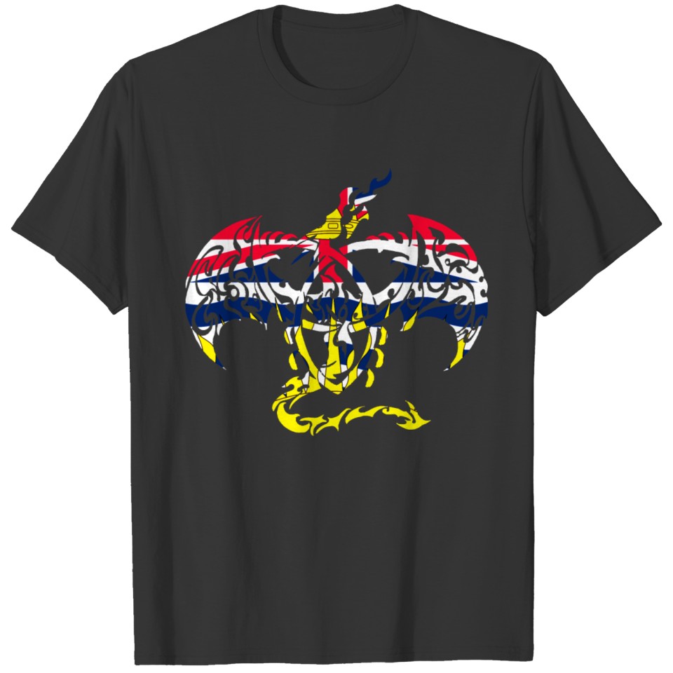 BRITISH COLUMBIA FLAG BCK T-shirt