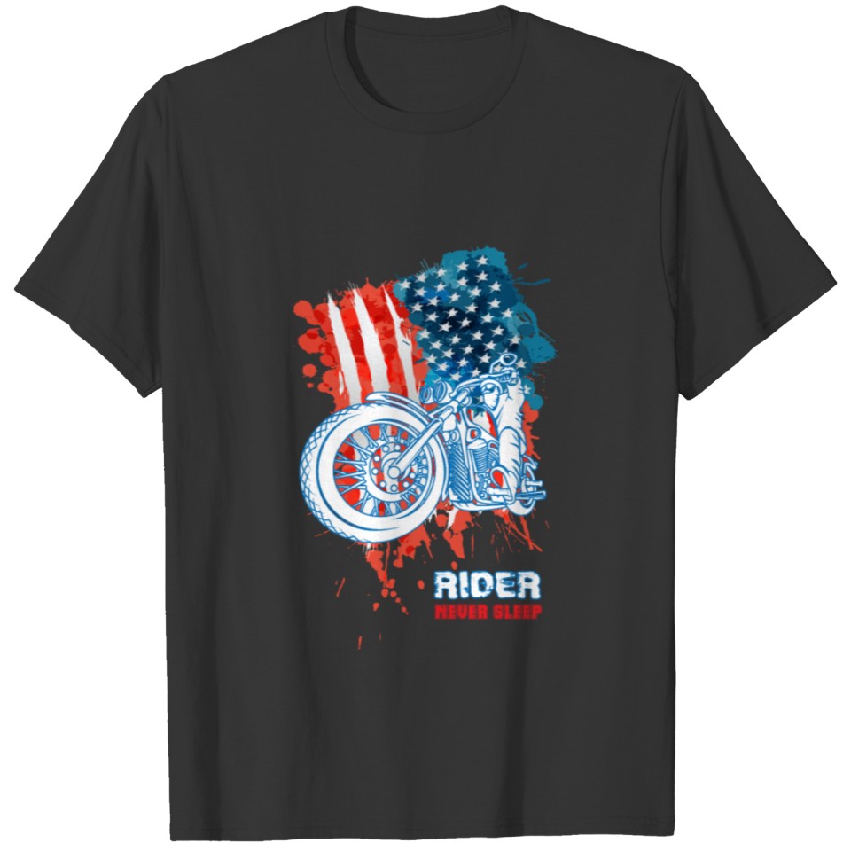 Rider Never Sleep T-shirt