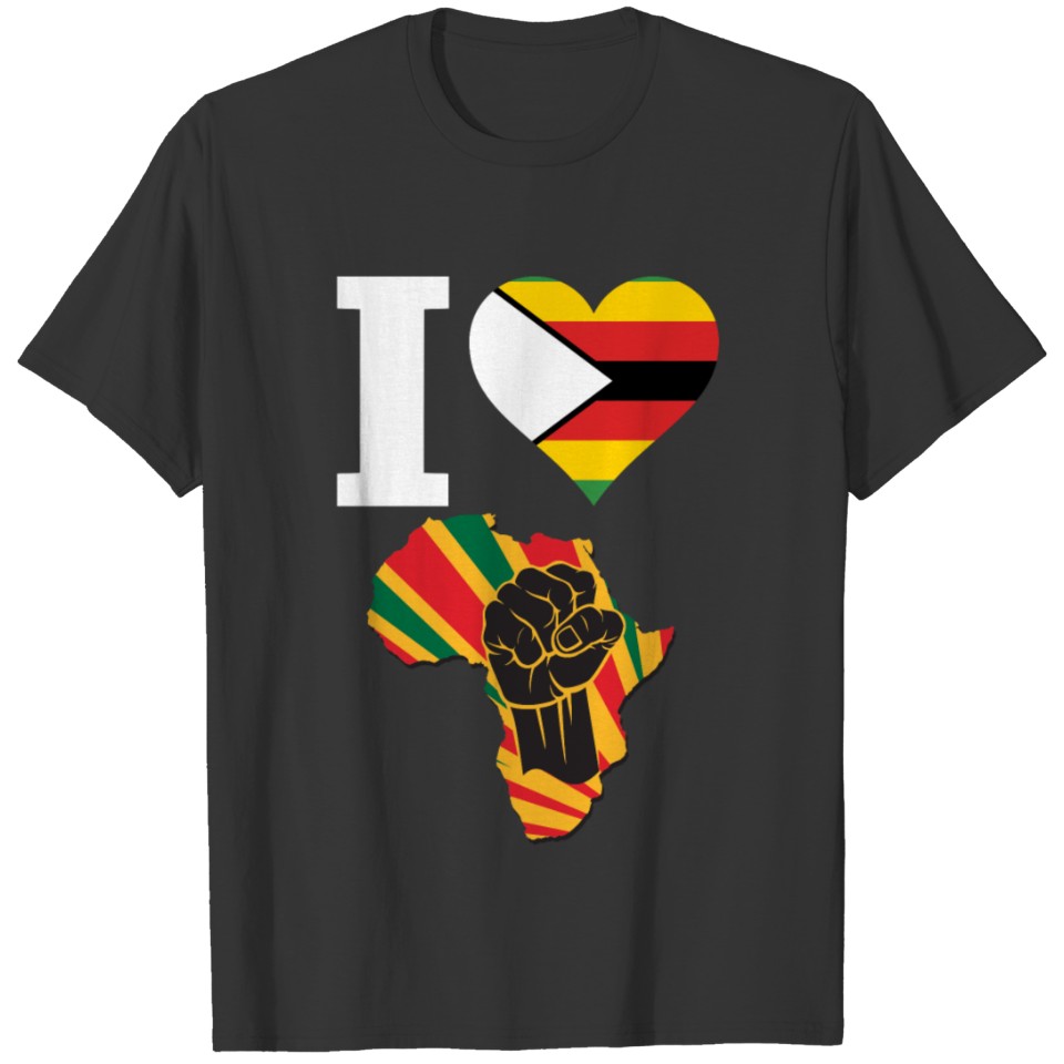 Zimbabwe Black Power T-shirt