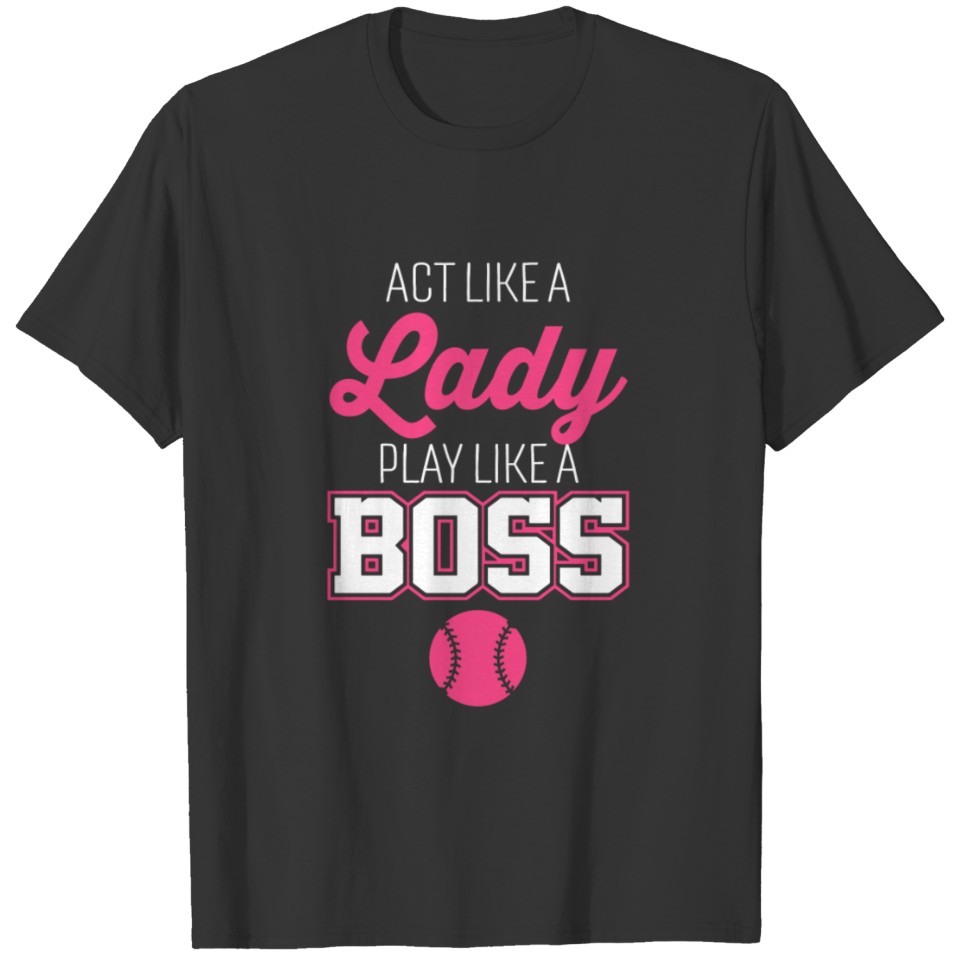 Baseball Like A Boss Women's T Shirts