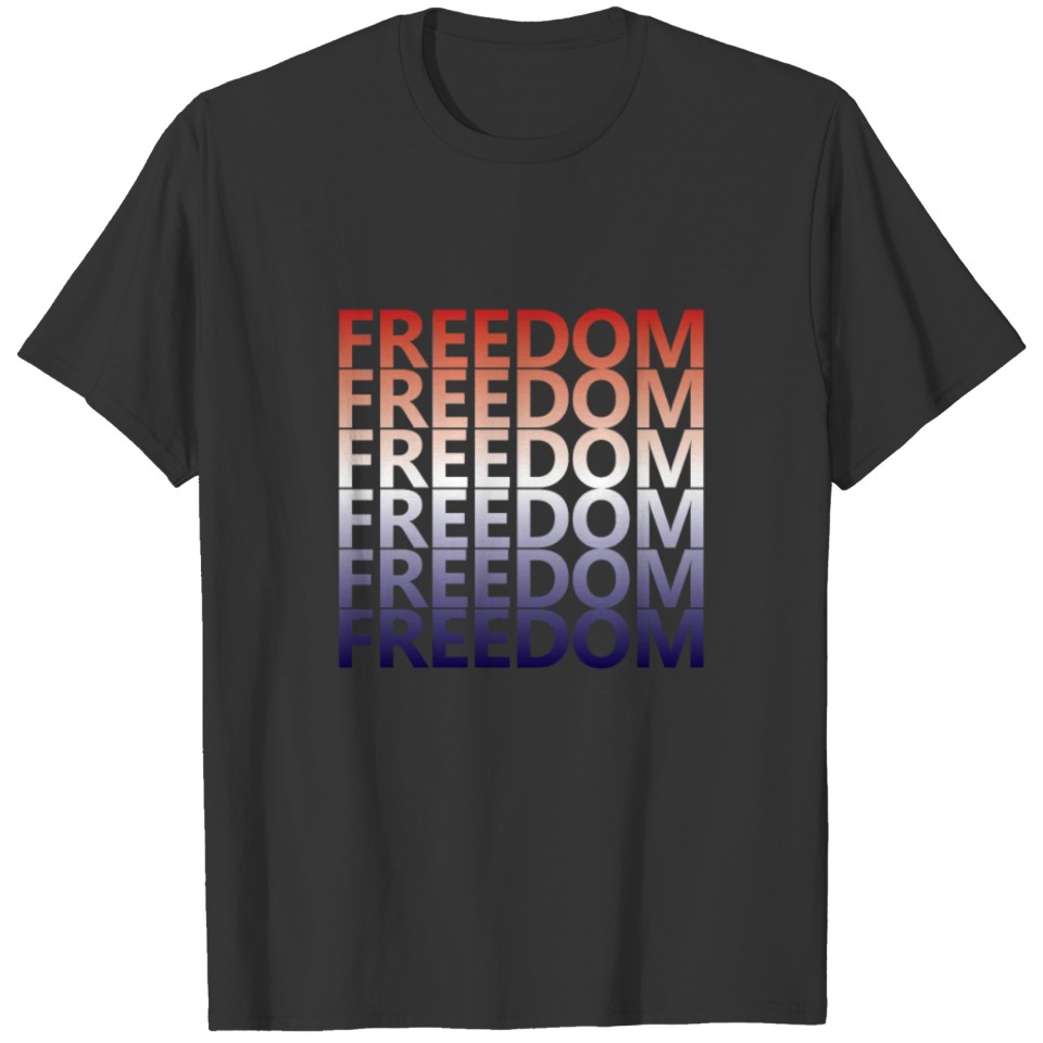 Freedom Graphic Patriotic T-shirt