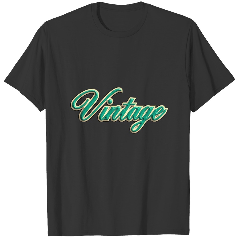 vintage green T-shirt