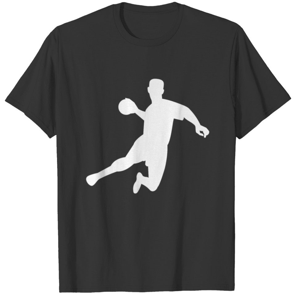 Dodgeball Player Silhouette Jumping In The Air T-shirt