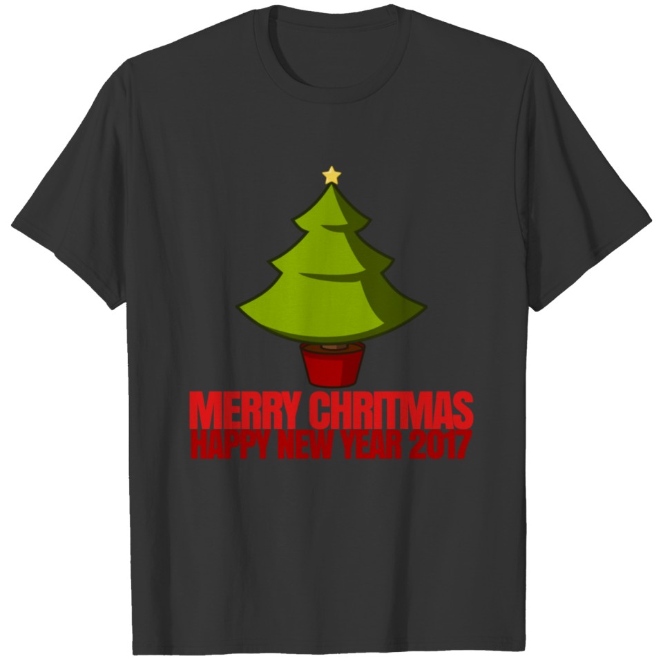 CHRISTMAS_TREE_AND_HAPPY_NEW_YEAR T-shirt
