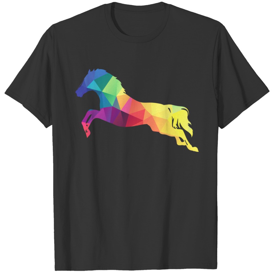 Colorful Horse T Shirts
