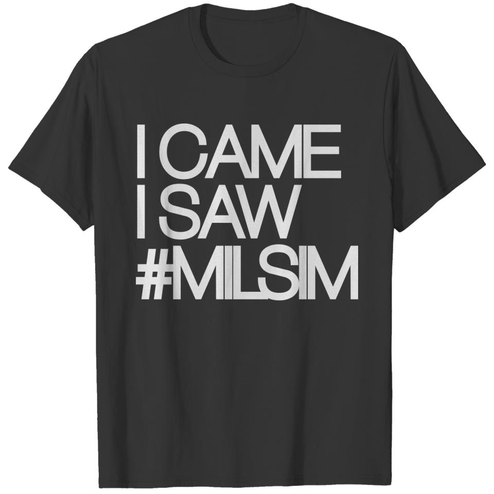 I_CAME_I_SAW_MILSIM_WHITE T-shirt