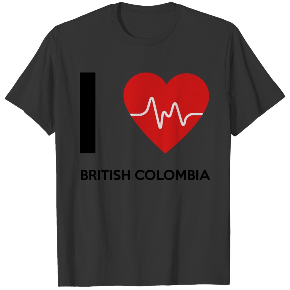I Love British Colombia T-shirt