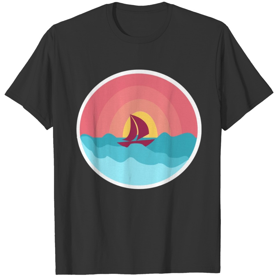 afternoon in the sea T-shirt