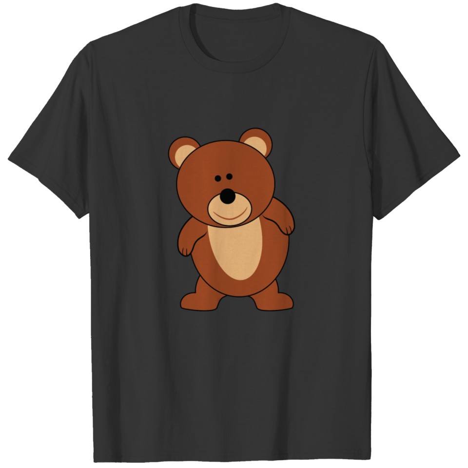 teddy bear black brown cuddly icebear grizzly T Shirts