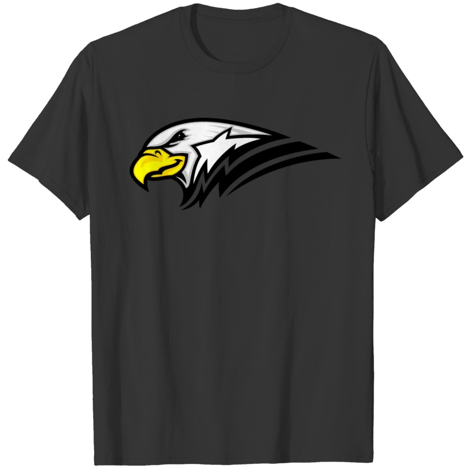 black_eagle_with_yellow_beak T-shirt