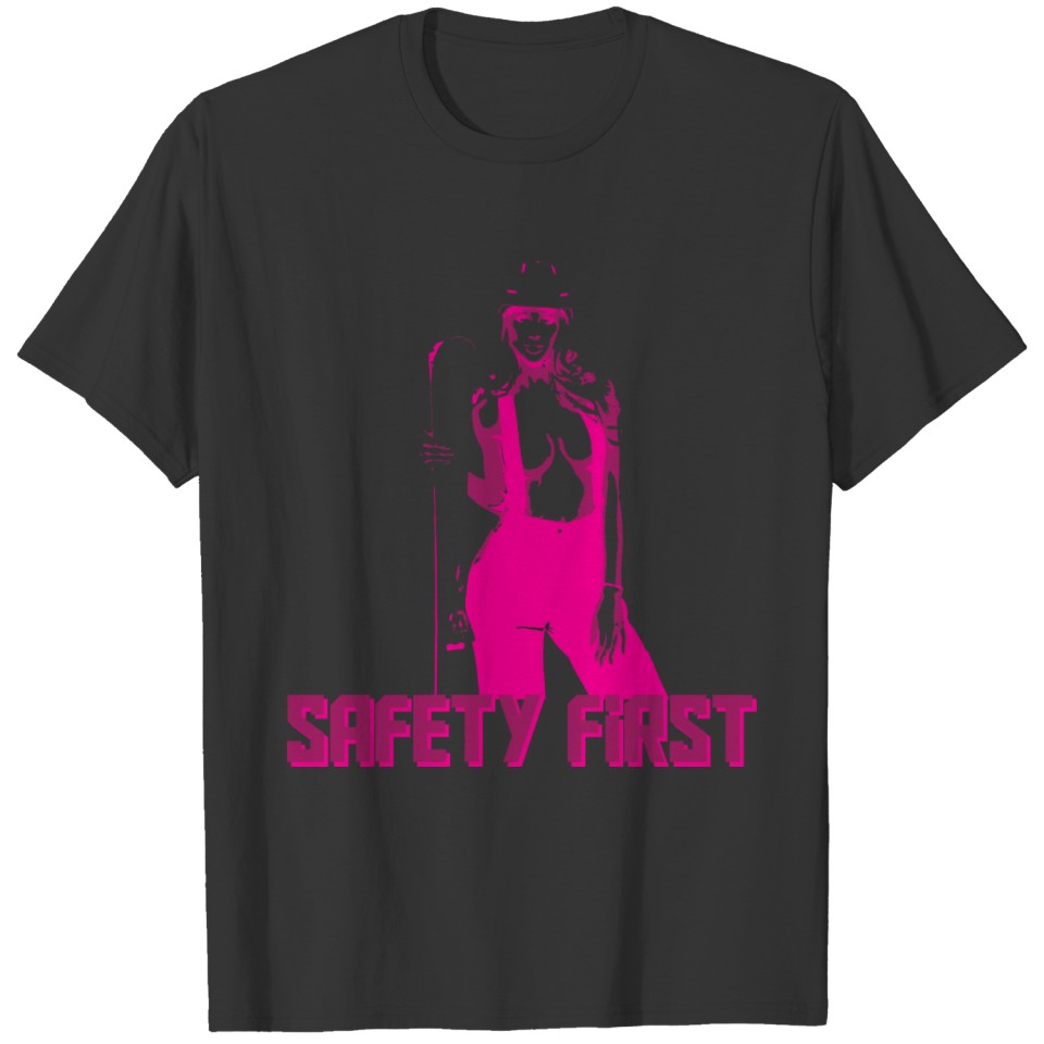 Safety First Pink T-shirt