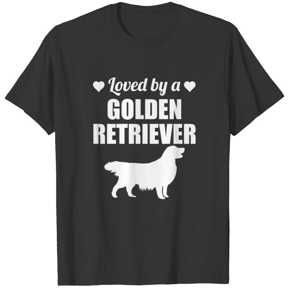 Loved By A Golden Retriever T-shirt