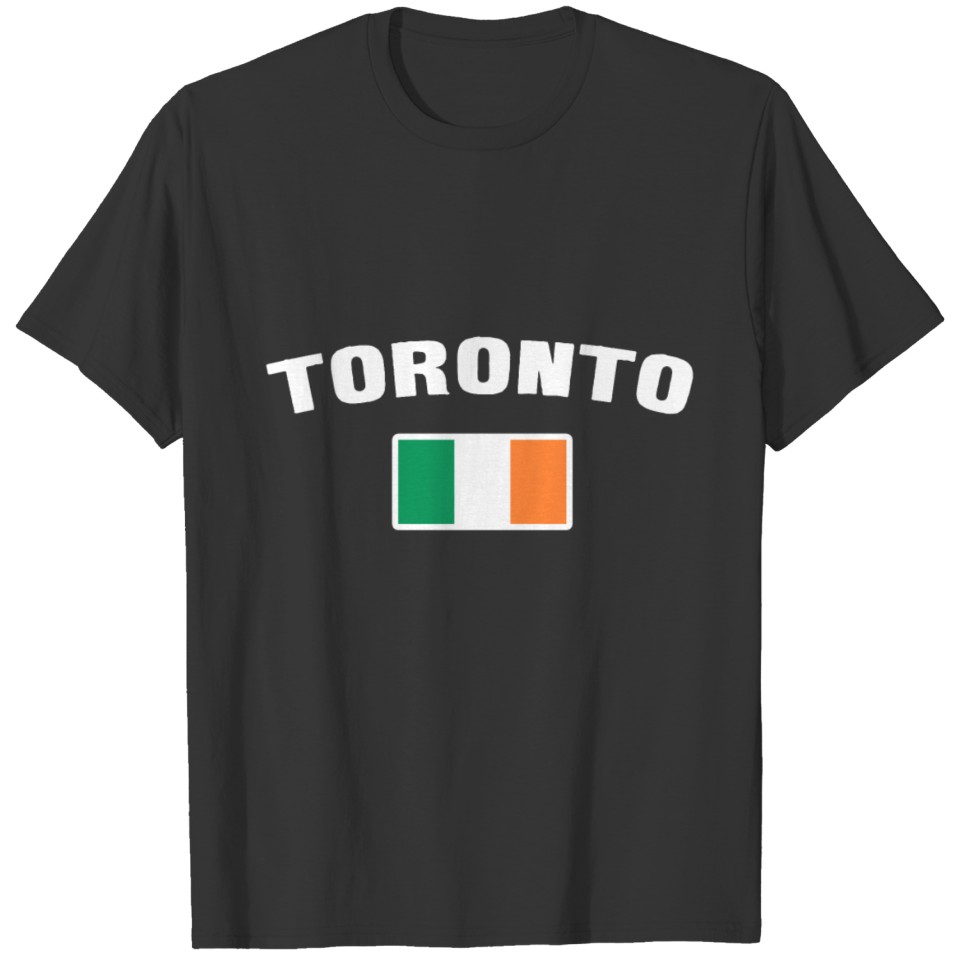 Saint Patrick's Day Toronto Irish Flag T-shirt