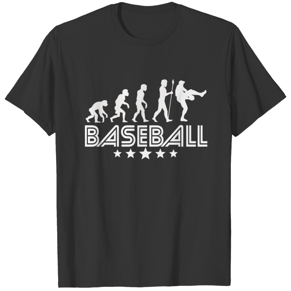 Retro Baseball Evolution T-shirt