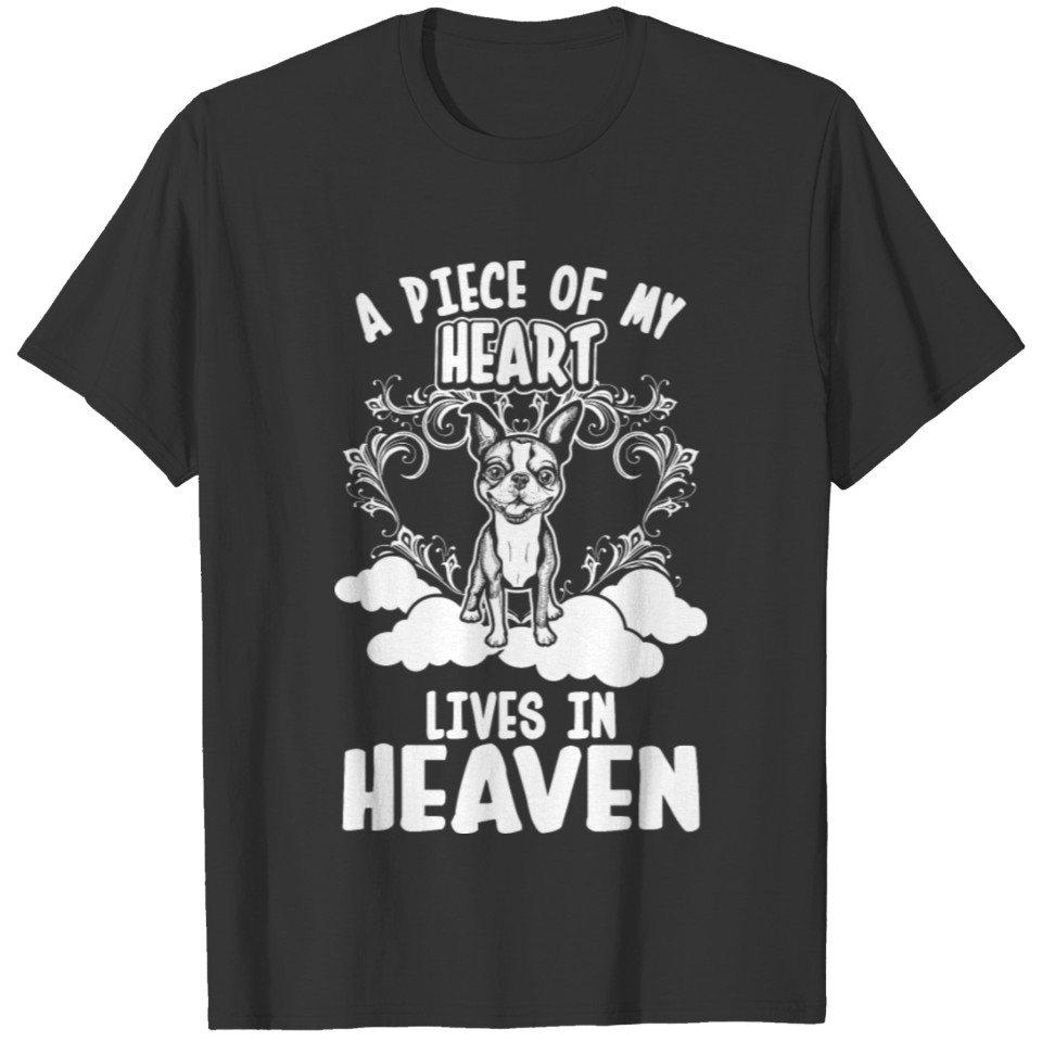 A PieA Piece Of My Heart Lives In Heaven Boston Te T-shirt