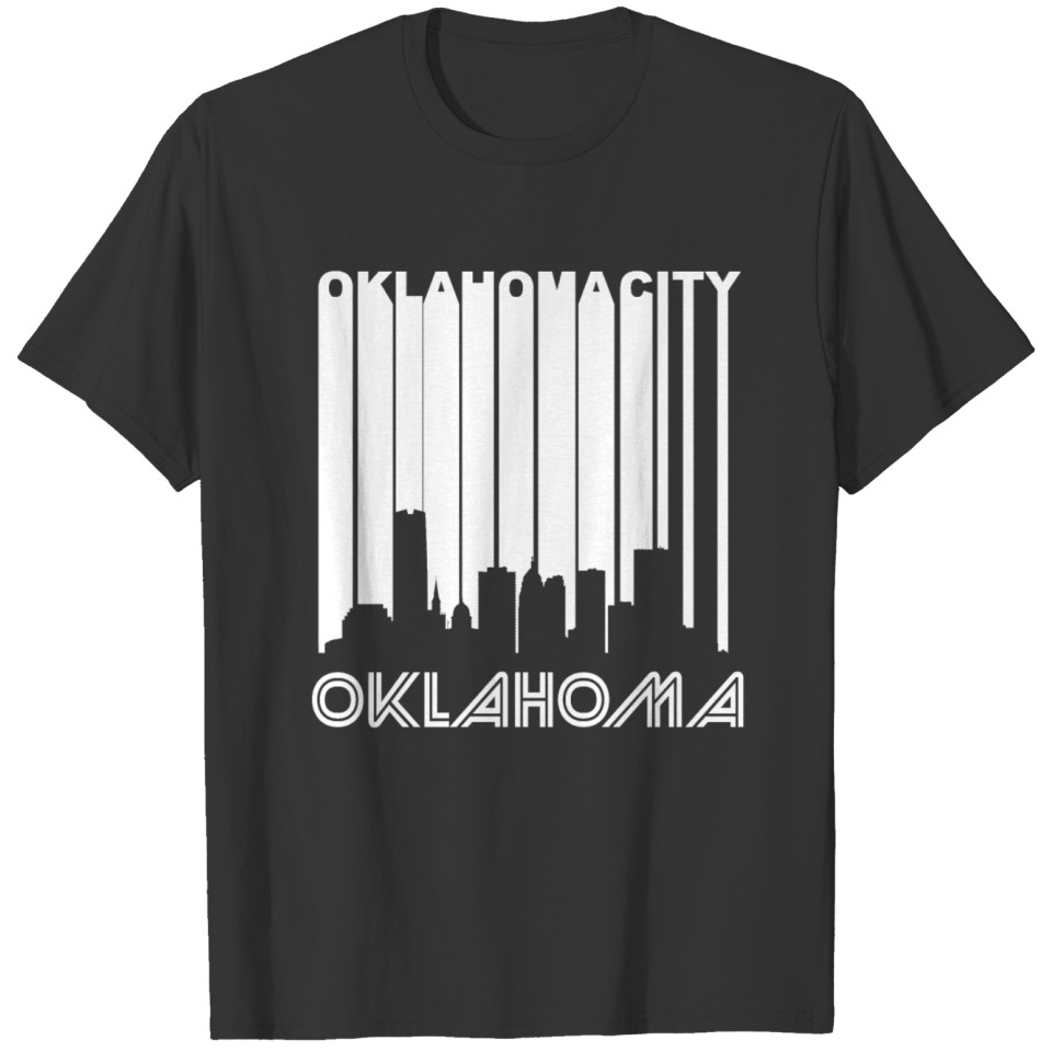 Retro Oklahoma City Skyline T-shirt
