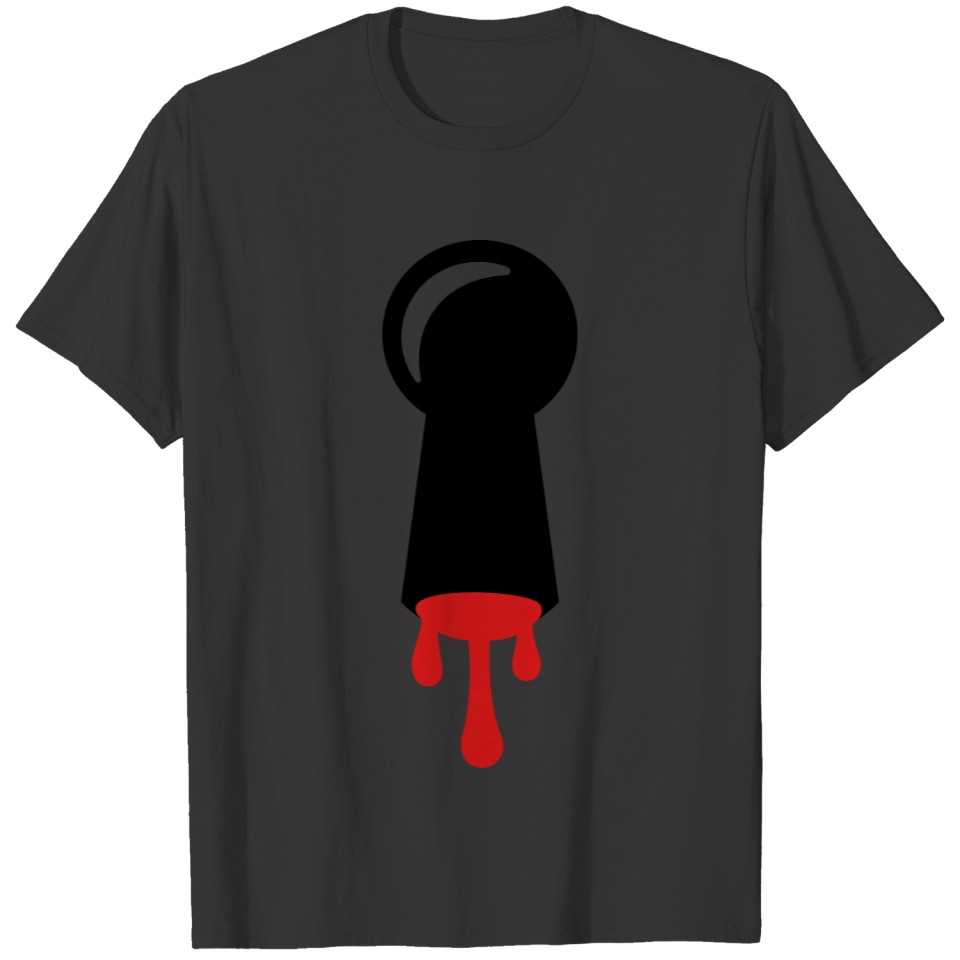 Keyhole with blood T-shirt