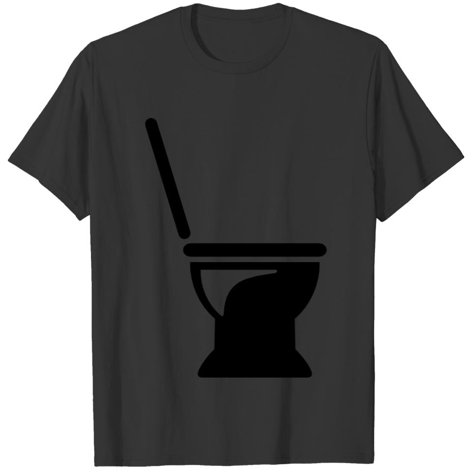 Toilet seat with toilet lid T Shirts