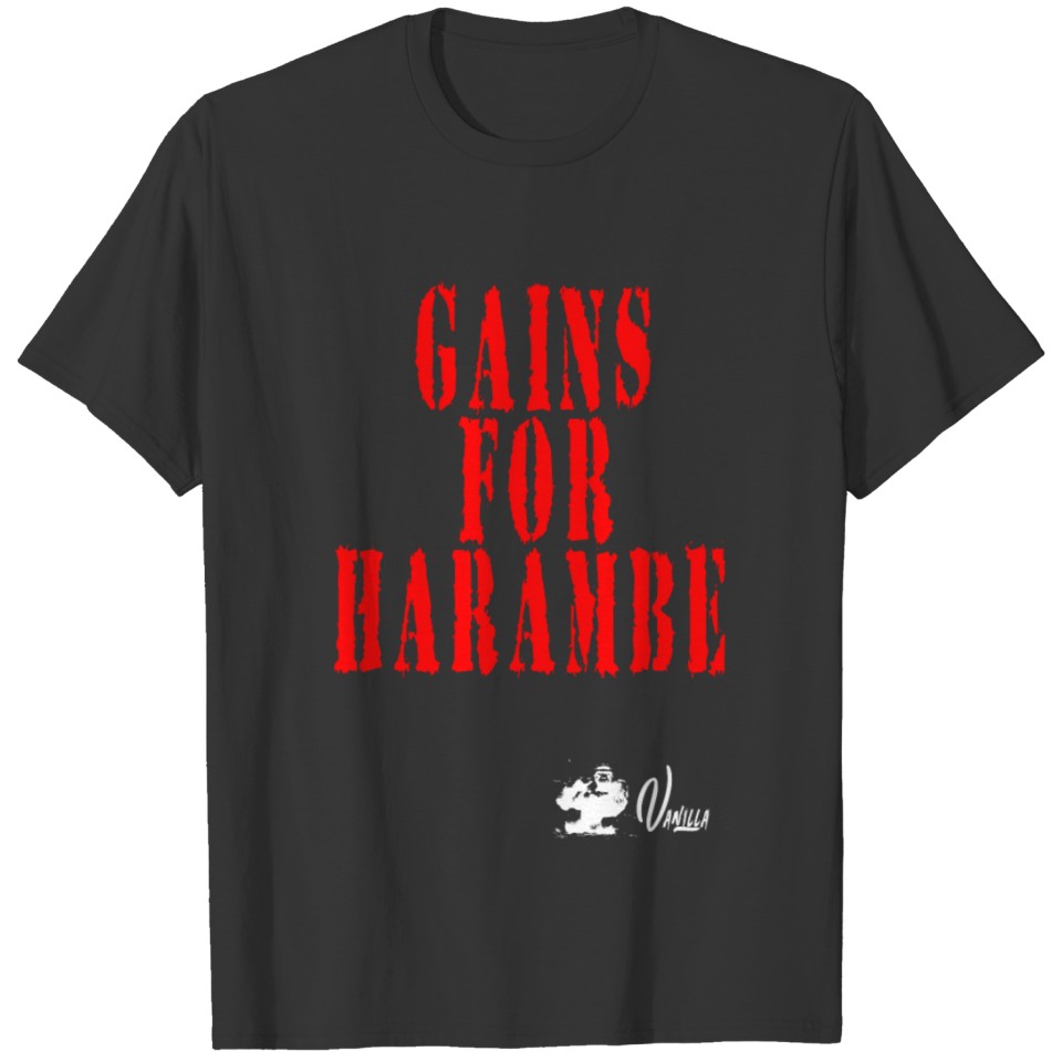 Gains for Harambe T-shirt