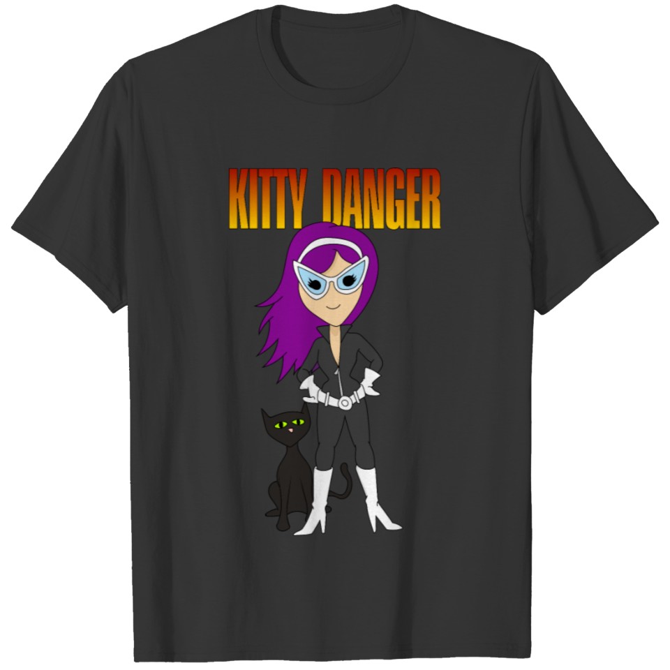 Kitty Danger Basic T-shirt