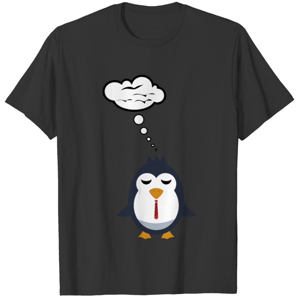 Penguin dreams of flying T-shirt