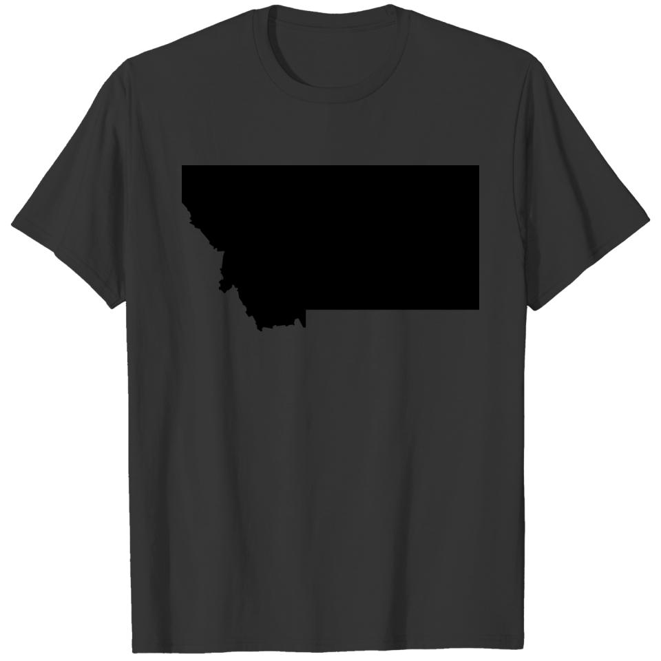 Montana map T-shirt