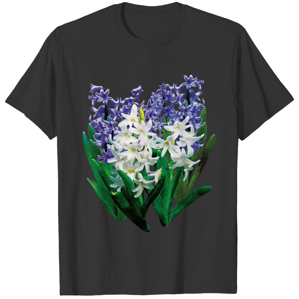 White and Purple Hyacinth T-shirt