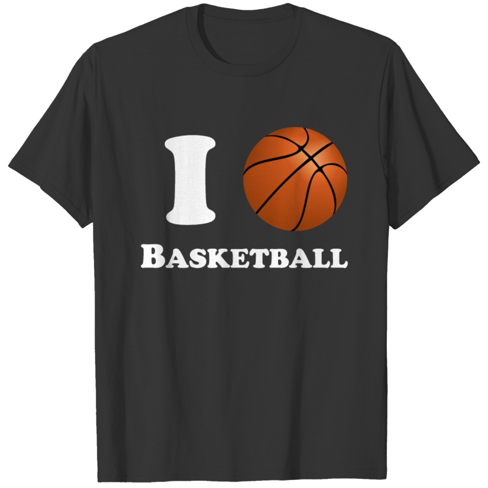 I Heart Basketball T-shirt