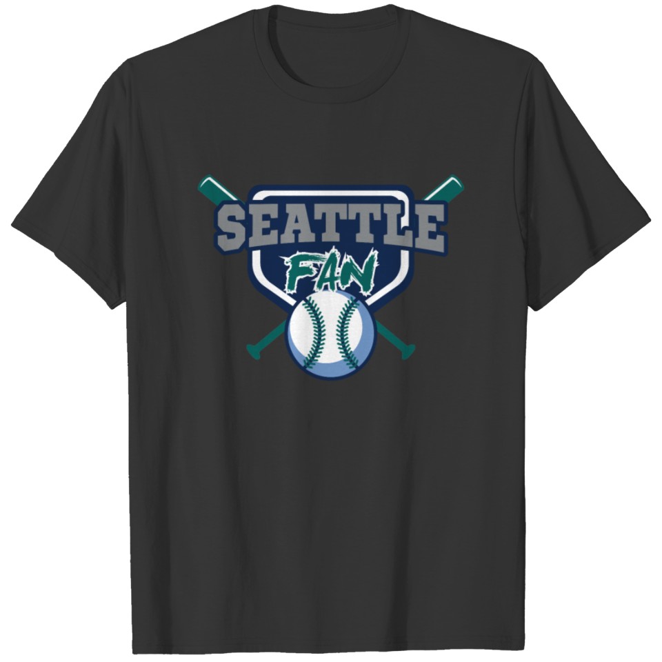 seattle baseball shirt T-shirt