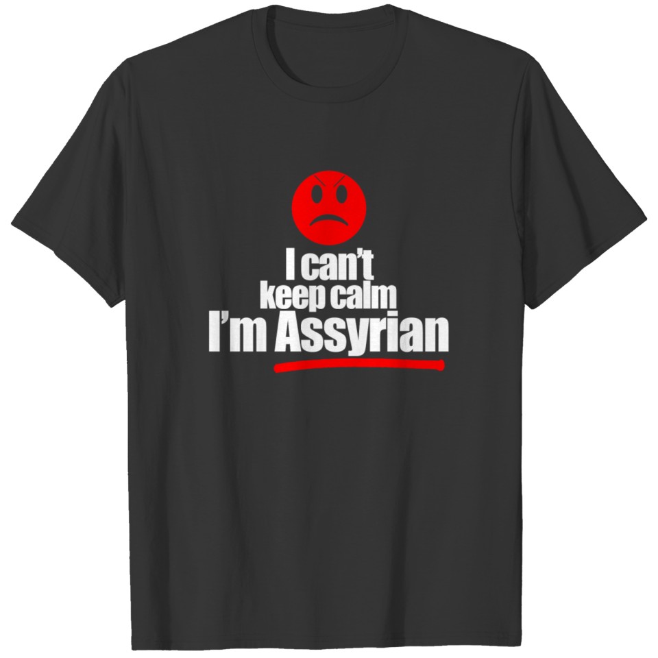 I can't keep calm, I'm assyria T-shirt