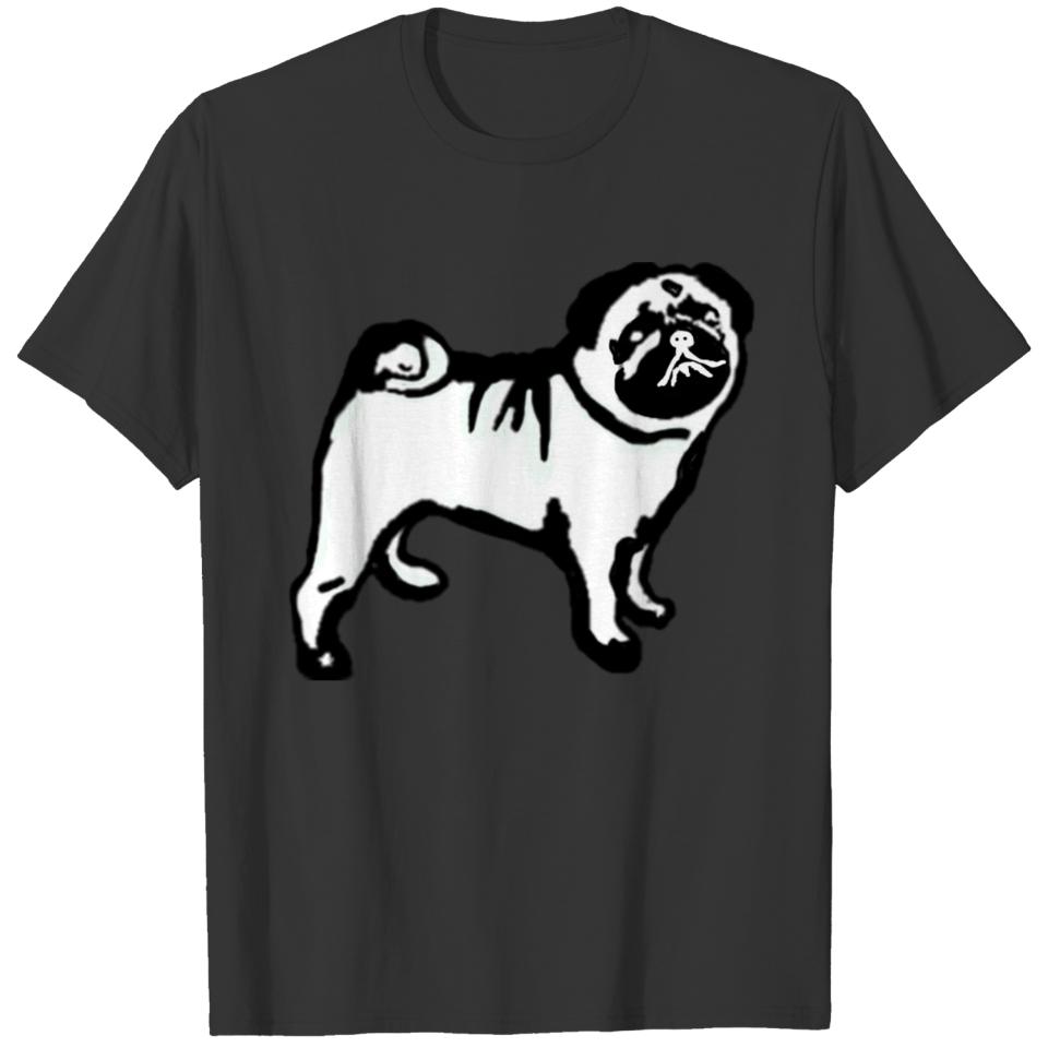 Pug Siloutte T-shirt