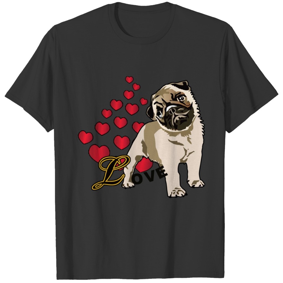 Pug Love T-shirt