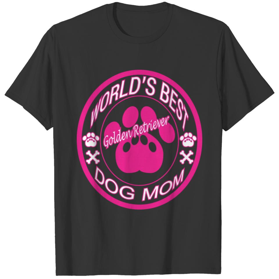 World Best Golden Retriever Dog Mom T-shirt