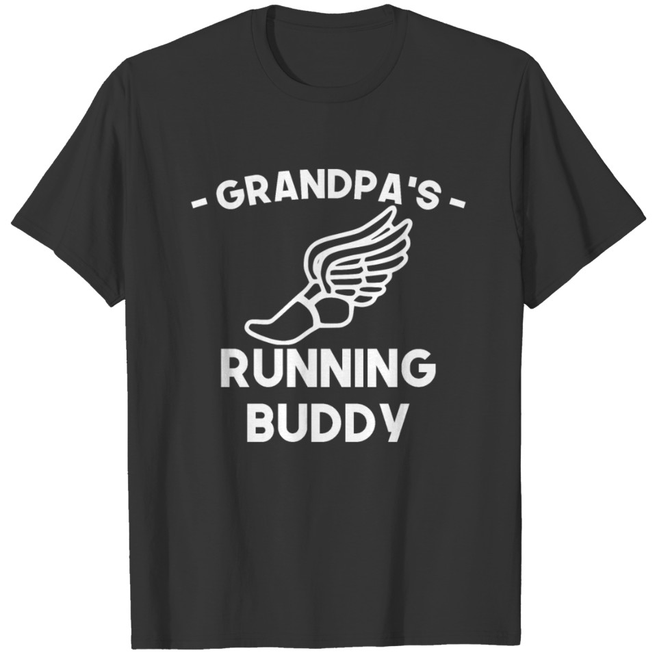 Grandpa's Running Buddy T-shirt