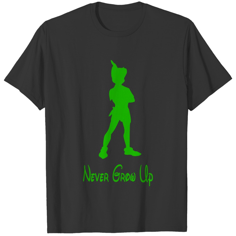 Peter Pan Never Grow Up T Shirts