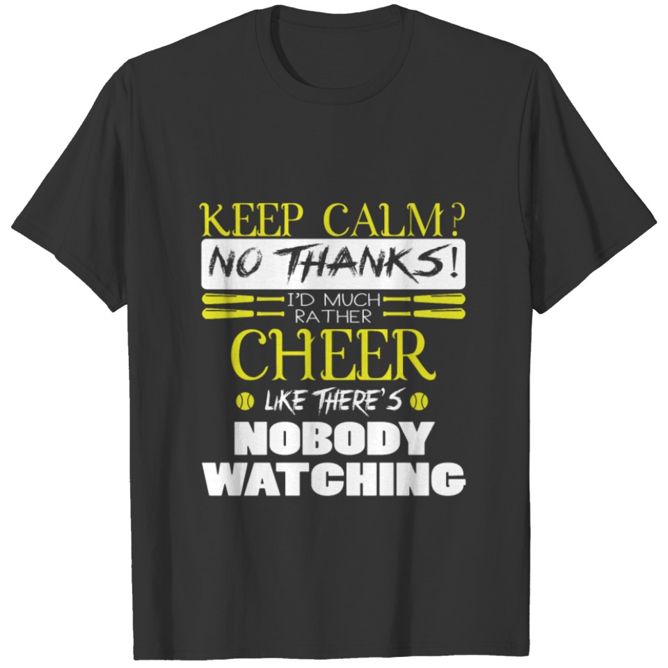 I'd Much Rather Cheer T Shirt T-shirt