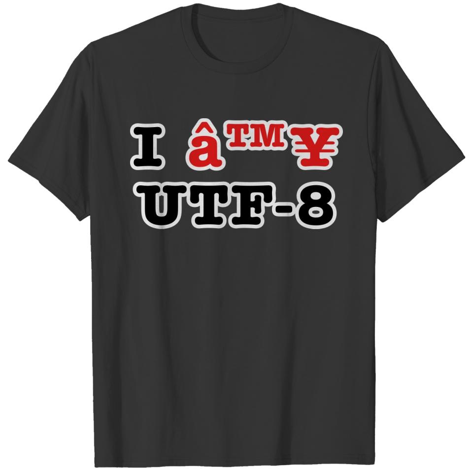 I â™¥ UTF-8 T-shirt