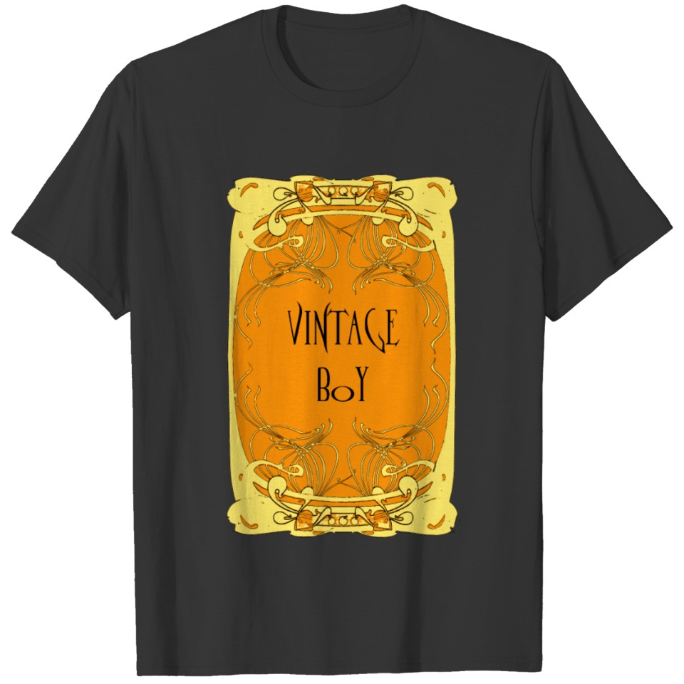 vintage boy, art nouveau style poster T Shirts