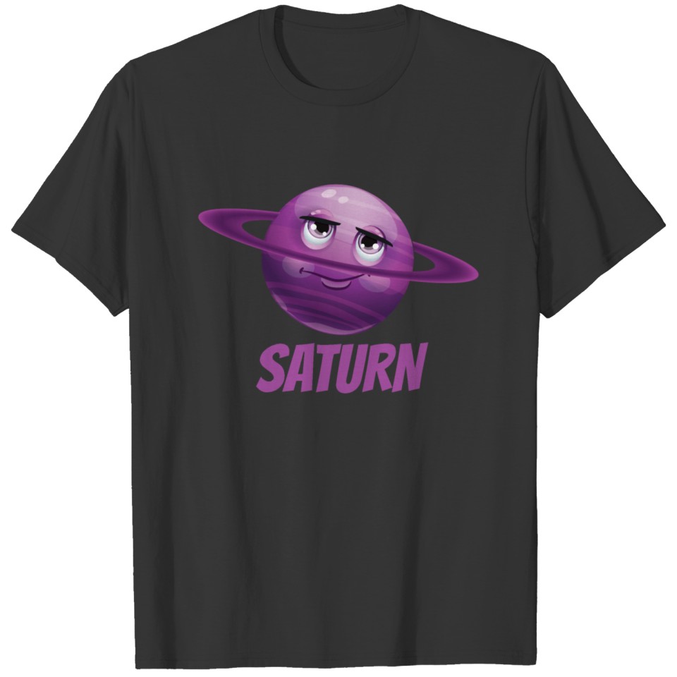 Cartoon Planet Saturn T-shirt