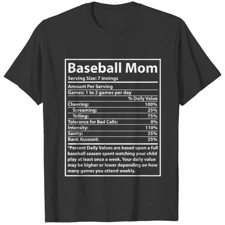 Baseball Mom Cheering Screaming Yelling Sports T Shirts