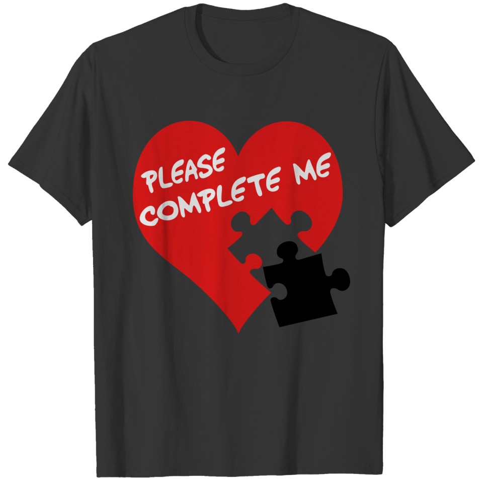 Please complete me T-shirt